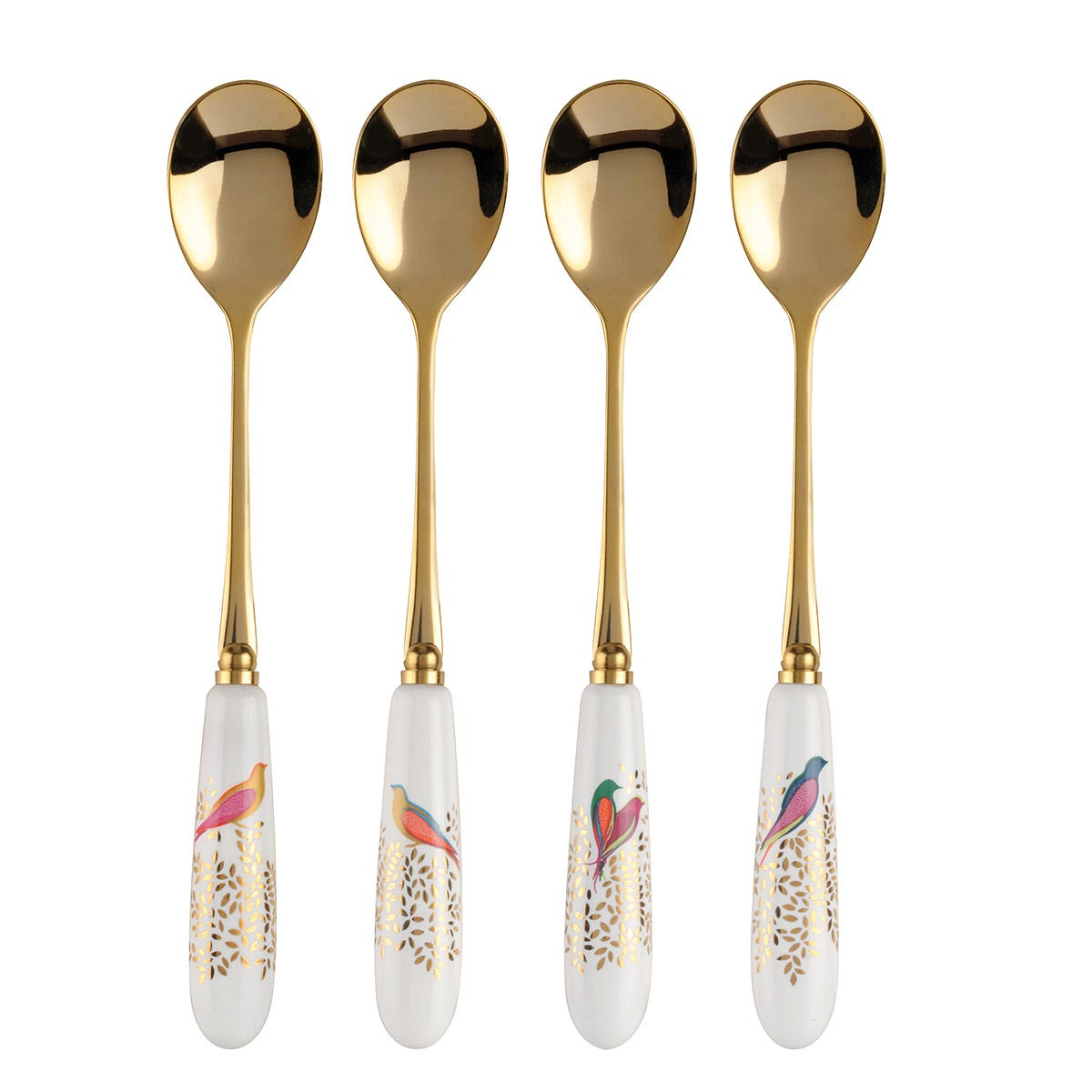 Portmeirion Sara Miller Chelsea set 4 thìa pha trà Nhập khẩu Anh Quốc