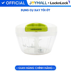 Dụng cụ băm rau củ quả Ring Pull Chopper LocknLock 400ml CKS312GRN, Hàng chính hãng, lưỡi dao thép không gỉ - JoyMall
