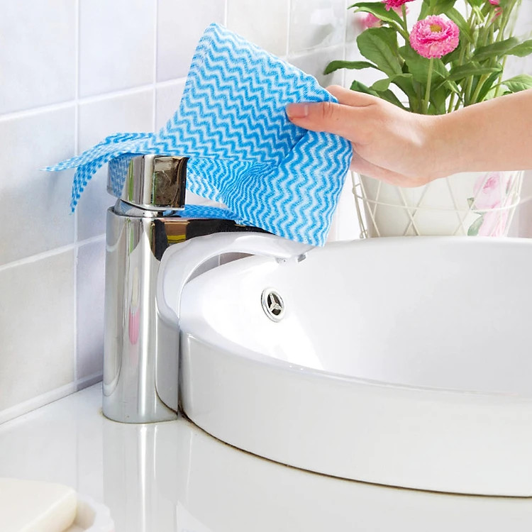 3 Cuộn Khăn Giấy Lau Đa Năng - Chất Liệu Rayon An Toàn - Lau Chén Đĩa , Lau Nhà Bếp..vv - PaKaSa
