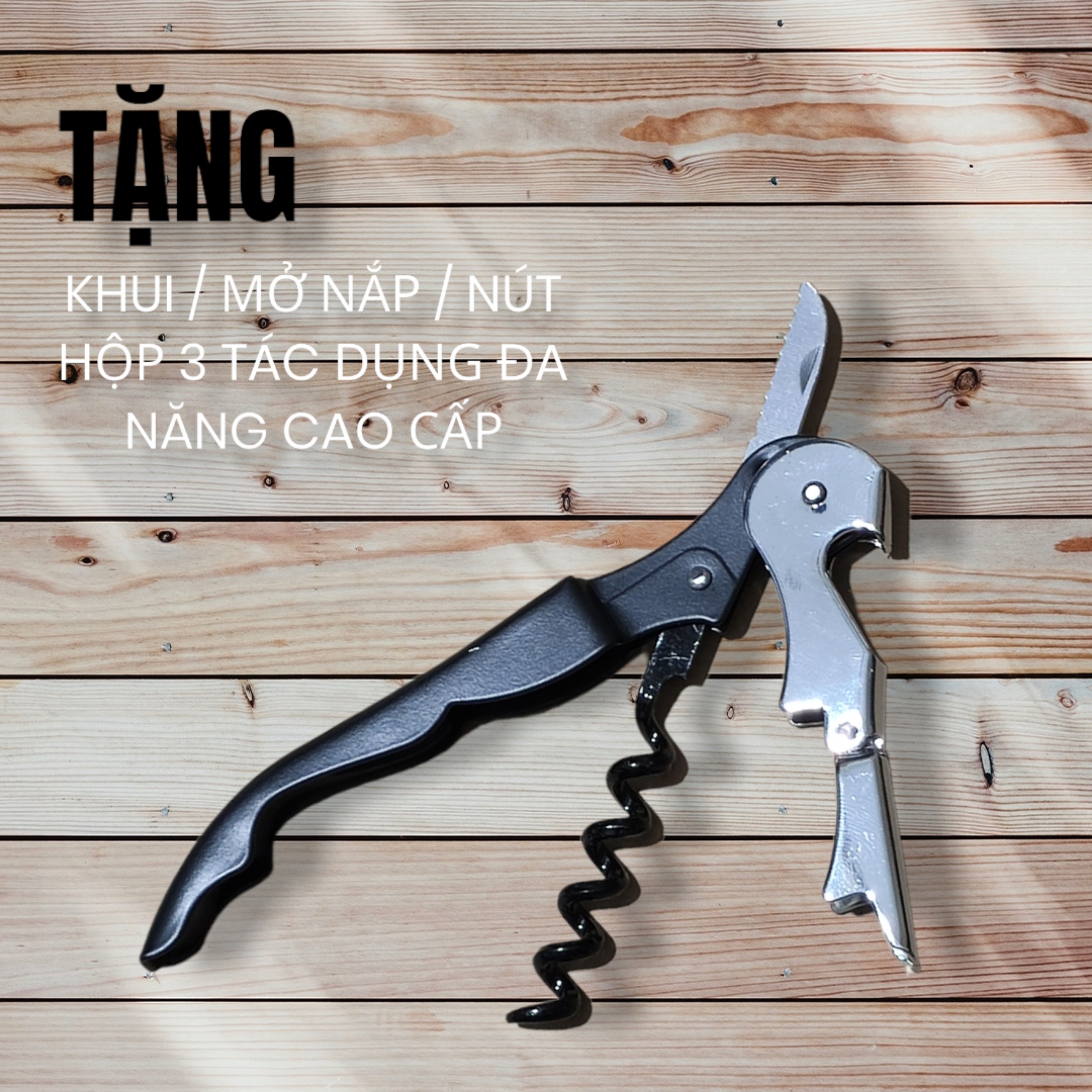 Kéo HÀN QUỐC Kéo Cắt Thịt Cắt Rau Quả Đa Năng ( Tặng Khui Hộp 3 in 1 )