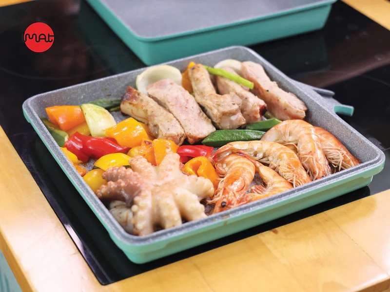 Chảo vuông E Window - Hàn Quốc (chưa bao gồm cán)