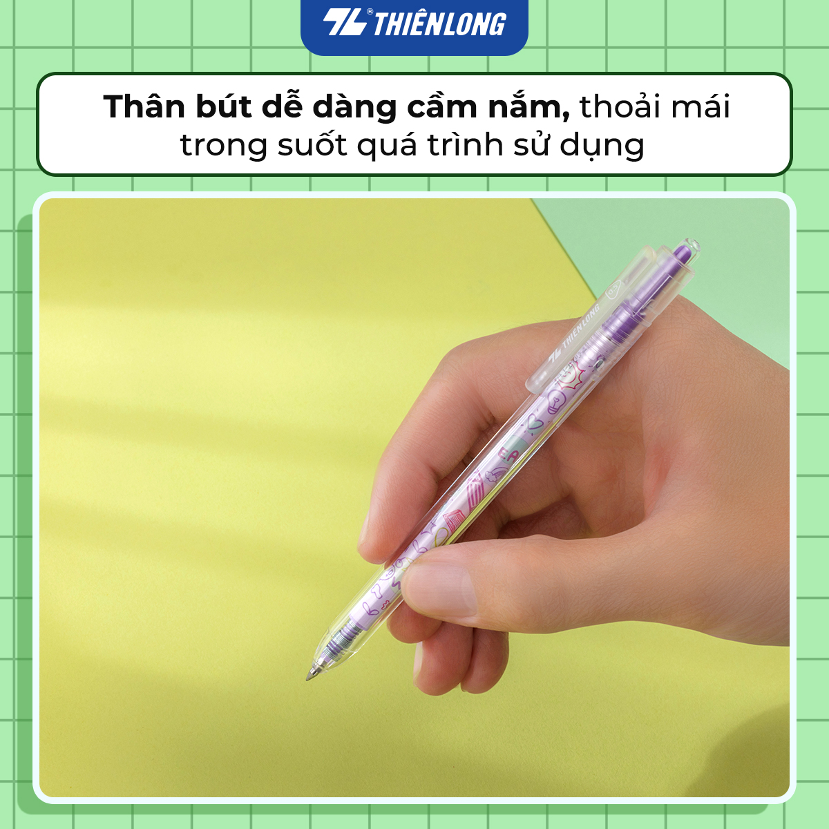 Combo 5/10/20 Bút gel Quick Dry Thiên Long GEL-045