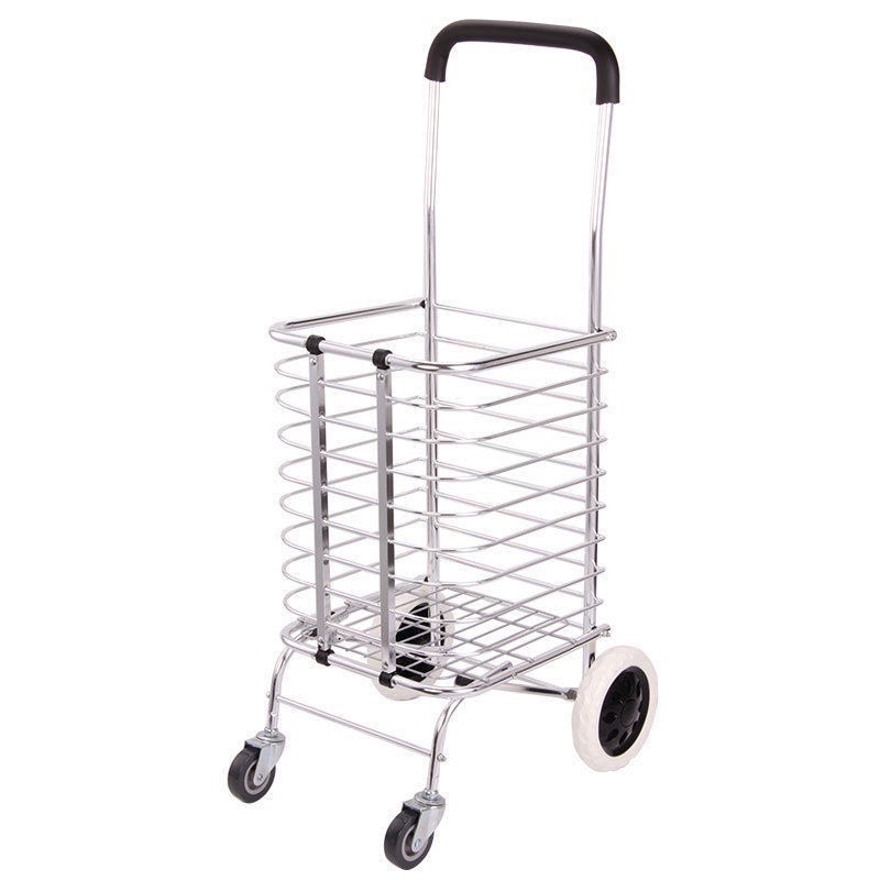 Xe kéo đi chợ đa năng cỡ trung cao 80cm màu ngẫu nhiên