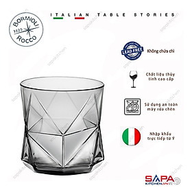 Bộ 12 ly thủy tinh Cassiopea 320ml màu khói -  Bormioli Rocco - Italy