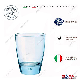 Bộ 6 ly thủy tinh xanh Luna  340ml -  Bormioli Rocco - Italy