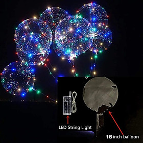 Bóng Galaxy tặng Đèn Led+ Gậy + Pin (hàng loại 1 siêu dày, siêu an toàn)