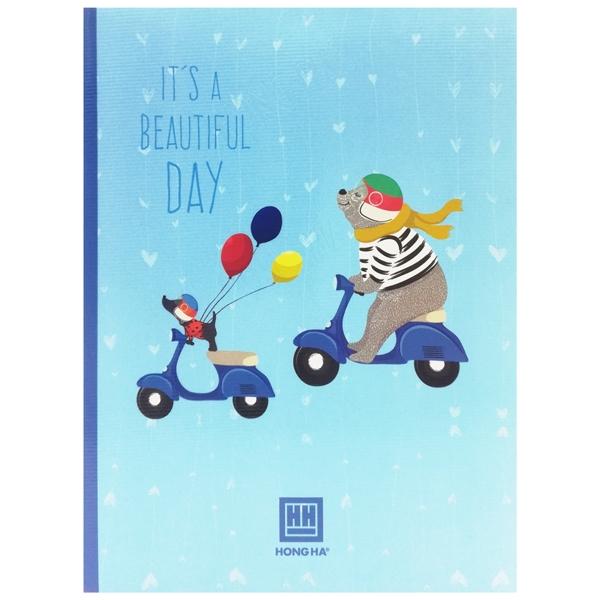 Vở Class Dreaming Bear - 4 Ô Ly Ngang (2mm) - 96 Trang - ĐL 70 (Mẫu Màu Giao Ngẫu Nhiên)