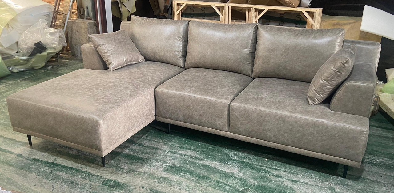 Sofa da góc L Buffalo Juno Sofa kích thước 2m6 x 1m6