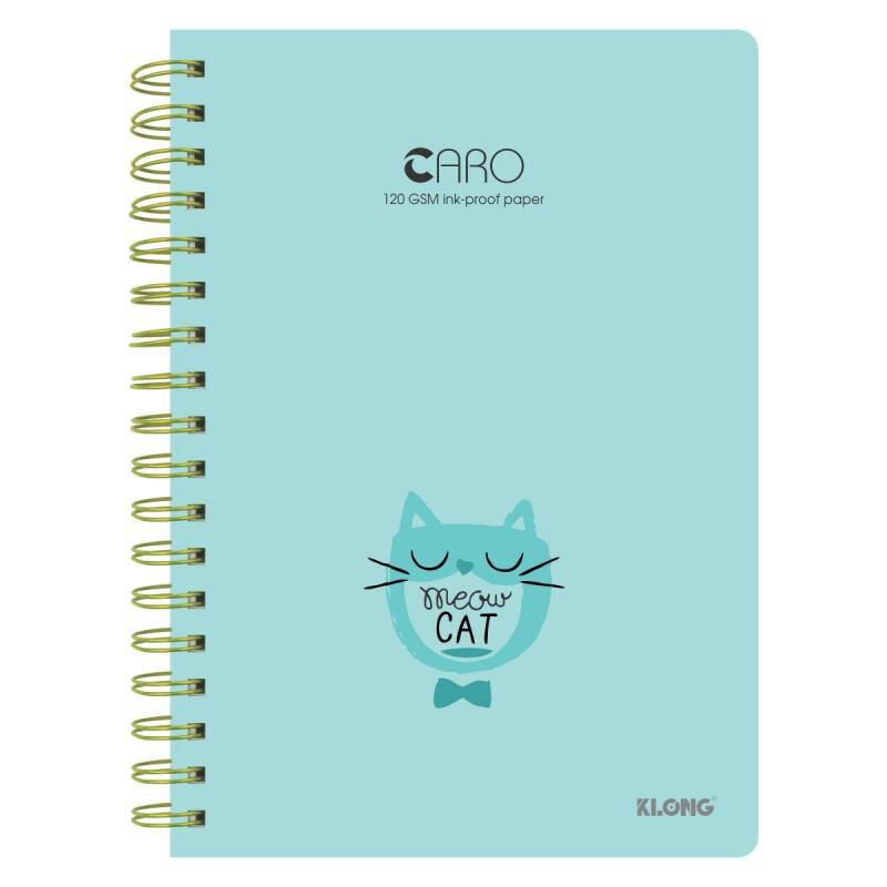 SỔ KLONG CARO LÒ XO KÉP B5 - 200 TRANG; MS: 297