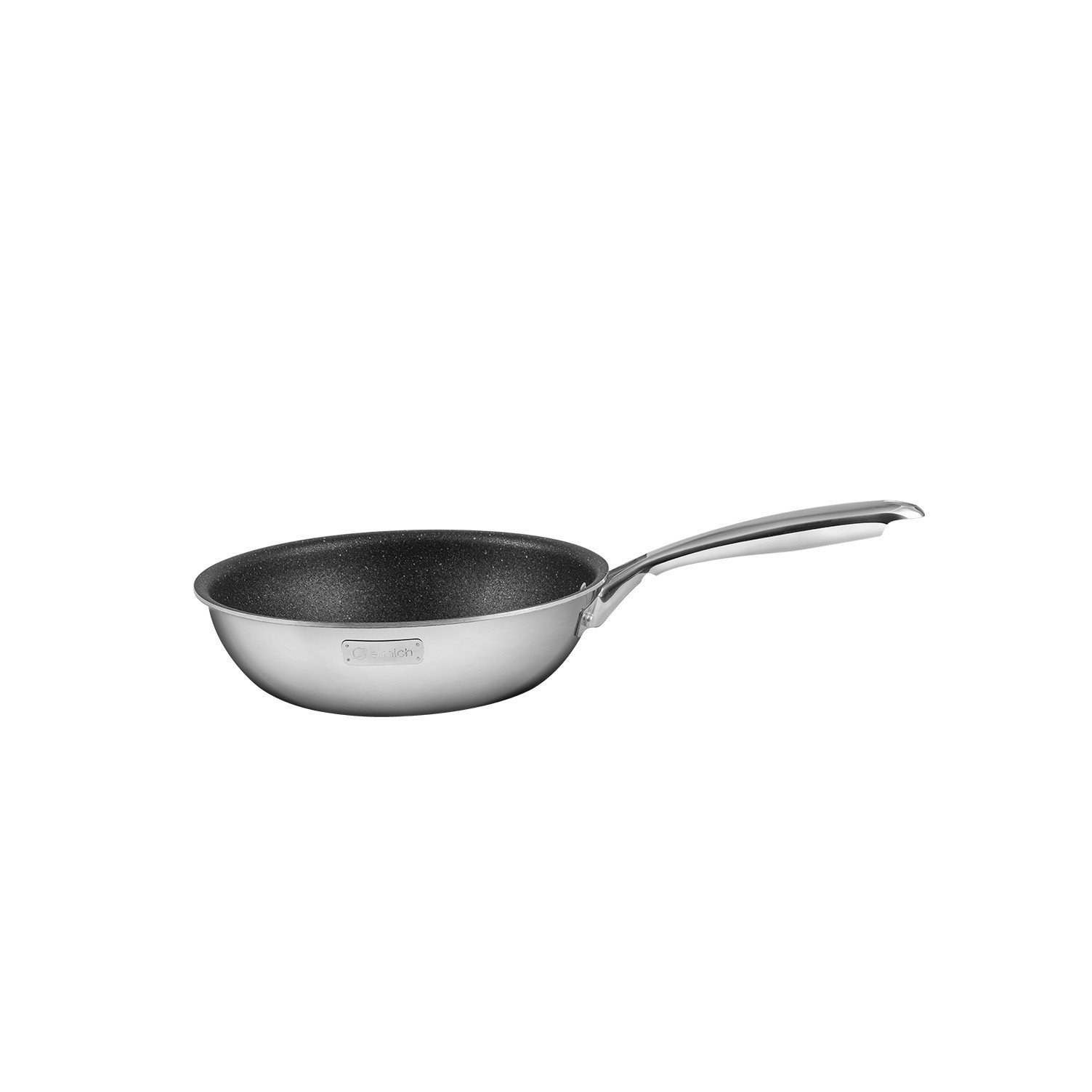 Chảo inox nguyên khối, chống dính vân đá 3D elmich Trimax EL2416OL