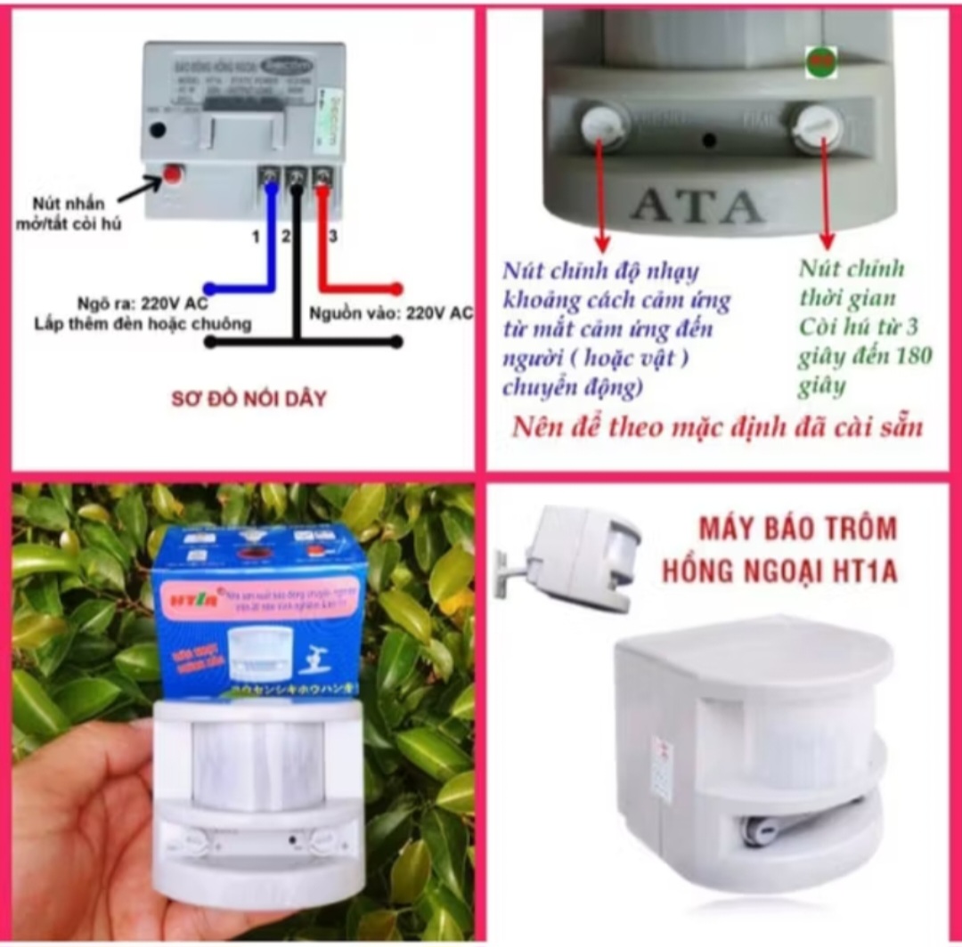 BỘ BÁO ĐỘNG SIÊU CHỐNG TRỘM HỒNG NGOẠI BẢO VỆ GIA ĐÌNH BẠN AN TOÀN