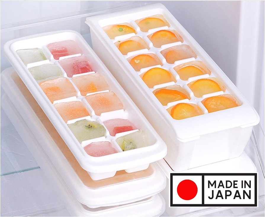Khay làm đá viên kháng khuẩn, an toàn Nakaya Ice Tray - Hàng nội địa Nhật Bản |#nhập khẩu chính hãng| |#Made in Japan| |#K280|#K281|#K298|