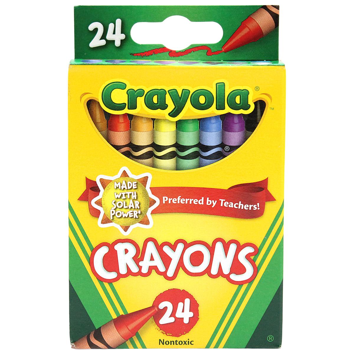 Hộp 24 Bút Sáp Màu Crayon - Crayola 523024