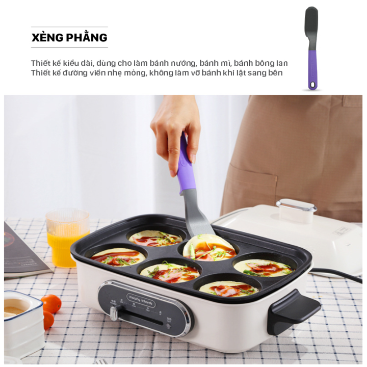 Bộ dụng cụ nhà bếp 7 món Morphy Richards RM1032 - Chất liệu cao cấp chịu nhiệt độ cao - Hàng Nhập Khẩu