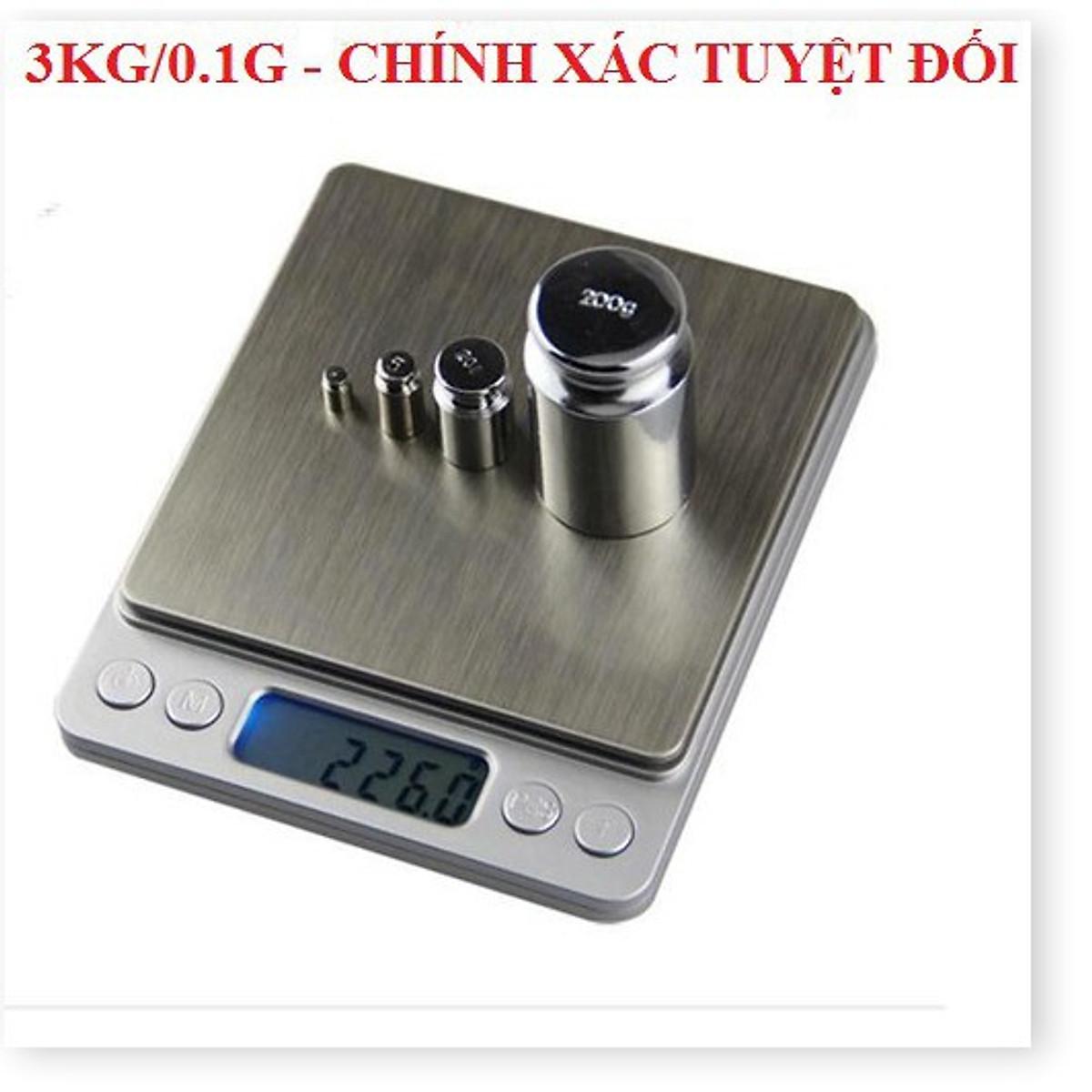 Cân Tiểu Ly Điện Tử Nhà Bếp Định Lượng 3000g - 0.1g Cân Làm Bánh Có Độ Chính Xác Cao - Hàng Chính Hãng MINIIN