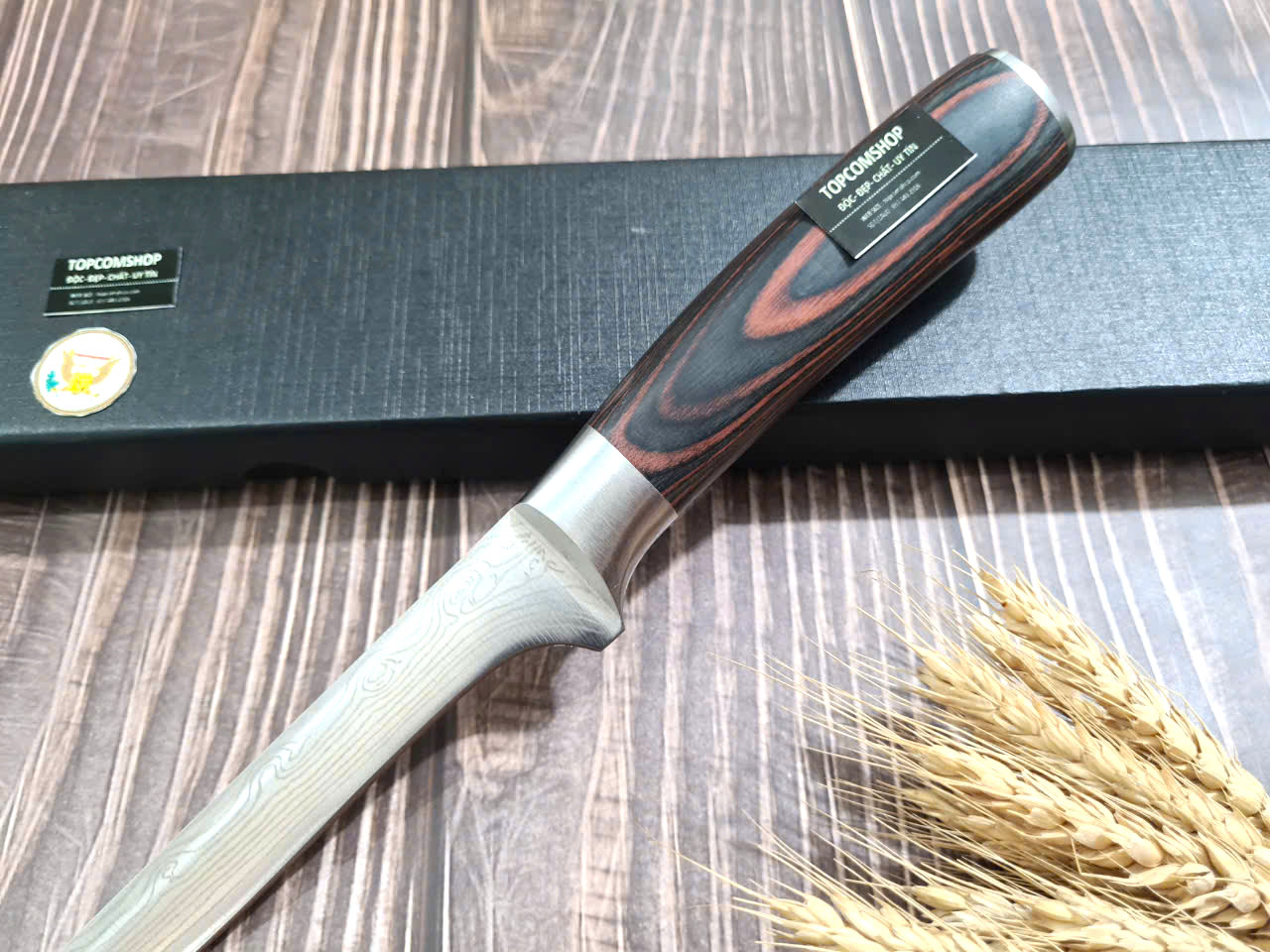 DAO - DAO BẾP NHẬT BẢN CLASSIC BONING THÉP DAMASCUS MÃ DT120 vns