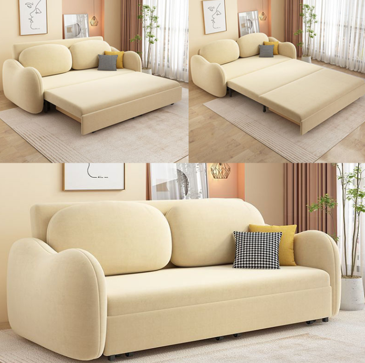 Sofa giường đa năng hộc kéo Vintage HGK-06 ngăn chứa đồ tiện dụng Tundo KT 2m