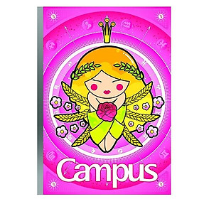 Vở Campus B5 Kẻ Ngang Có Chấm Smart 200 Trang - NB-BSMA200 (Lốc 5 Cuốn) - Mẫu 1