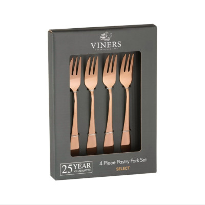 Viners - Bộ nĩa Select màu đồng - 4 món