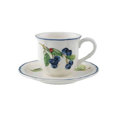 Bộ Cốc Kèm Đĩa Villeroy & Boch Cottage Espressotasse 10-1115-1410 (1420+1430) Hàng chính hãng