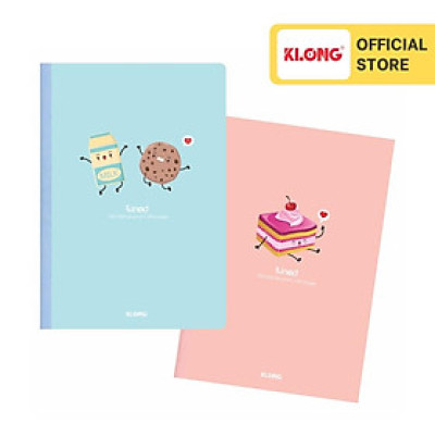 Vở kẻ ngang chấm may dán gáy KLONG B5 200 trang 100/76; MS: 827