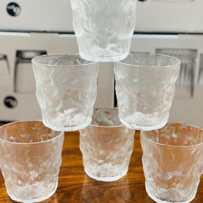 BỘ 6 CỐC UỐNG THỦY TINH BĂNG TUYẾT CAO CẤP SIÊU ĐẸP - VD96