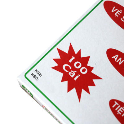 Găng tay xốp 100 cái/hộp THP Tuyền Hưng Phú - Hàng chĩnh hãng