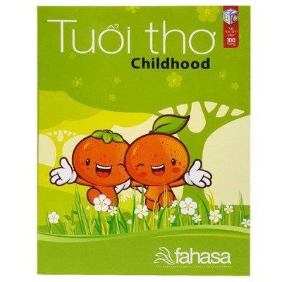 Tập Học Sinh 4 Ô Ly 100 Trang ĐL 80g/m2 - Giấy Ford - FAHASA - Tuổi Thơ (Mẫu Màu Giao Ngẫu Nhiên)