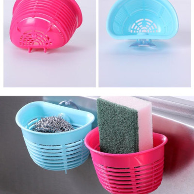 Combo 2 giỏ treo đa năng có núm hít chân không - Hàng nội địa Nhật Bản - Giao màu ngẫu nhiên