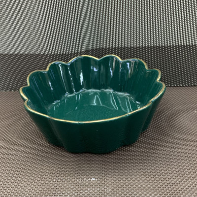 Bát trộn hoa quả, salad sứ xanh cổ vịt - anth601