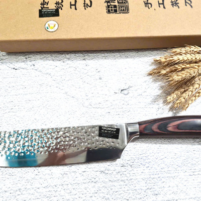 DAO NHẬT BẾP USUBA - DAO BẾP CỦA  NHẬT THÉP DAMASCUS MÃ DT122