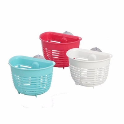 Combo 2 giỏ treo đa năng có núm hít chân không - Hàng nội địa Nhật Bản - Giao màu ngẫu nhiên