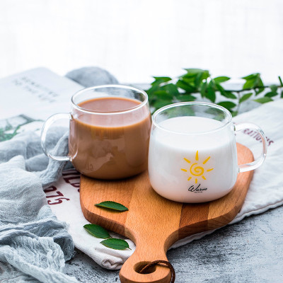 Ly thủy tinh 450ml có tay cầm