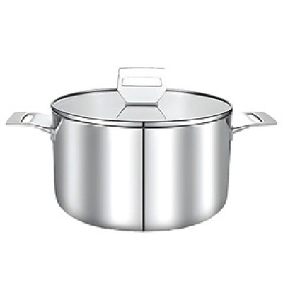 Nồi inox 316 đúc nguyên khối Hàn Quốc size 22cm dung tích 4.5L, bảo hành 5 năm