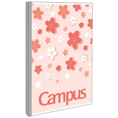 Vở Sakura B5 Kẻ Ngang Có Chấm 80 Trang ĐL 70g/m2 - Campus NB-BSKR80 (Mẫu Màu Giao Ngẫu Nhiên)