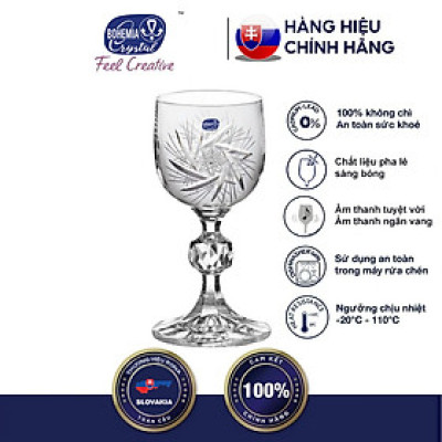 Bộ 6 ly rượu mạnh chân táo mài xoáy 050ml