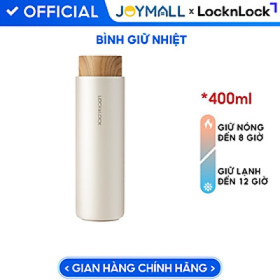Bình giữ nhiệt Lock&Lock Flat nắp gỗ 400ml - LHC4227