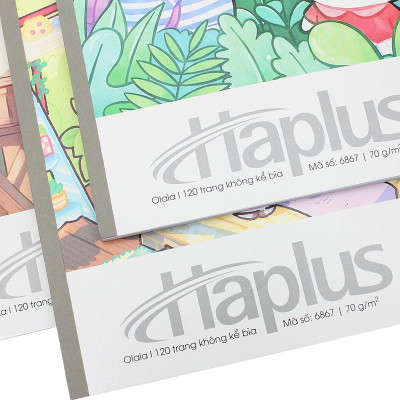 Tập Haplus Olala - Kẻ Ngang - 120 Trang 70gsm - Hải Tiến 6867 (Mẫu Bìa Giao Ngẫu Nhiên)