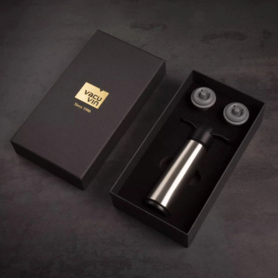 Vacu Vin - Bộ hút chân không bằng thép không gỉ - 3 món (Gift Box)