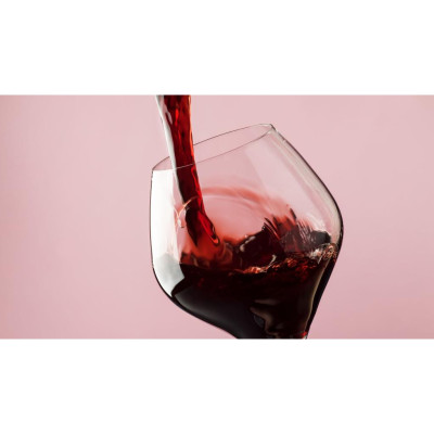 Bộ 2 ly rượu uống vang đỏ pha lê cường lực 280 ml Tiệp Khắc