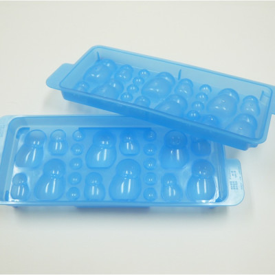 Khay làm đá hình người tuyết Yukipon , khuôn hình ngộ nghĩnh đáng yêu thích hợp cho nhiều mục đích sử dụng - nội địa Nhật Bản