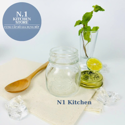 Hũ thủy tinh nắp vặn 250 ml Bormioli Rocco nhập Ý - Hàng Chính Hãng