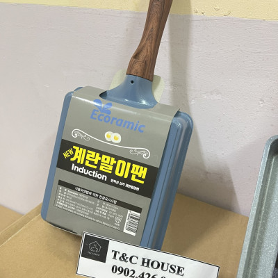 CHẢO ĐÚC TRỨNG CHỐNG DÍNH VÂN ĐÁ ĐÁY TỪ ECORAMIC