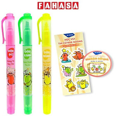 Vỉ 3 Bút Dạ Quang - Thiên Long HL-03 - Quét QR Xem Khuyến Mãi (Mẫu Bao Bì Giao Ngẫu Nhiên)