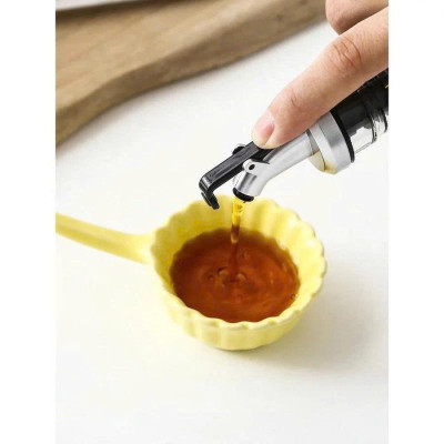 Bình Rót Gia Vị Dầu Ăn, Nước Mắm  200ML – Chai Thủy Tinh Bọc Inox Sang Trọng