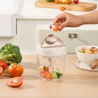 Dụng Cụ Xay Tỏi Ớt LocknLock CKS342BEG, CKS343BEG, CKS344BEG, Hàng Chính Hãng, Kéo Tay - JoyMall