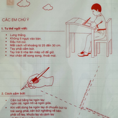 Giấy kiểm tra 4 Ô Ly dành cho học sinh Tiểu Học (Cấp 1)