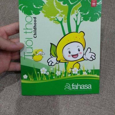 Tập Học Sinh 4 Ô Ly 100 Trang ĐL 80g/m2 - Giấy Ford - FAHASA - Tuổi Thơ (Mẫu Màu Giao Ngẫu Nhiên)