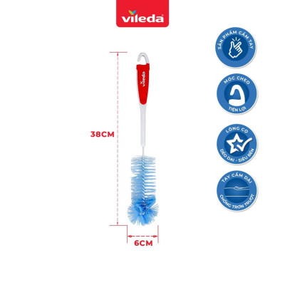 Dụng cụ cọ rửa bình sữa, chai, lọ, cốc Vi Lê Đa TSU156198 hàng Đức