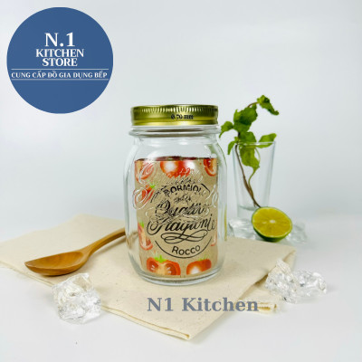 Hũ thủy tinh 500ml Quattro Invetro Ý - Hàng Chính Hãng